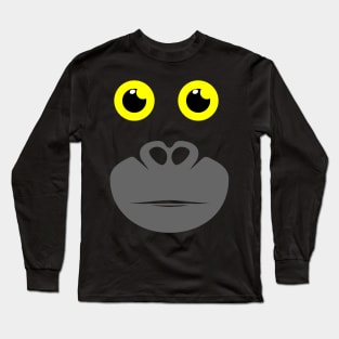 Gorilla Face T-Shirt Long Sleeve T-Shirt